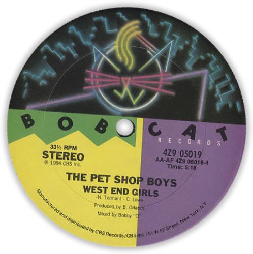 ペット・ショップ・ボーイズ　West End Girls 2020年新録　CD PET SHOP BOYS West End Girls - 1985 EMI 12” Single - Dance